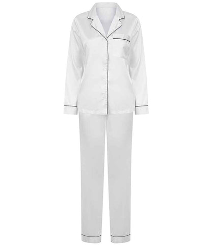 Towel City Ladies Satin Long PJ's